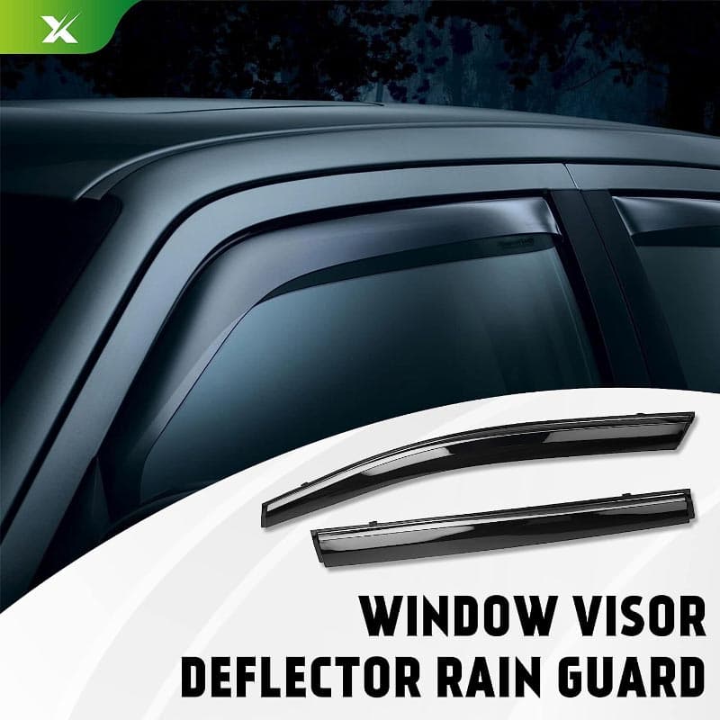 Tape-On Side Window Visor Deflector Rain Guards