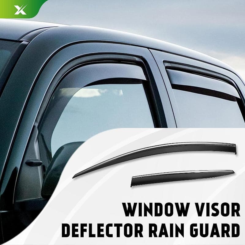 Tape-on Window Visor Deflector Rain Guard
